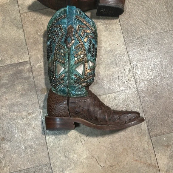 Corral Ostrich Boots - Picture 2 of 7